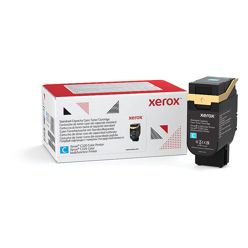 Xerox C320/C325 cyan tonerpatron med standardkapacitet (1.800 sider)