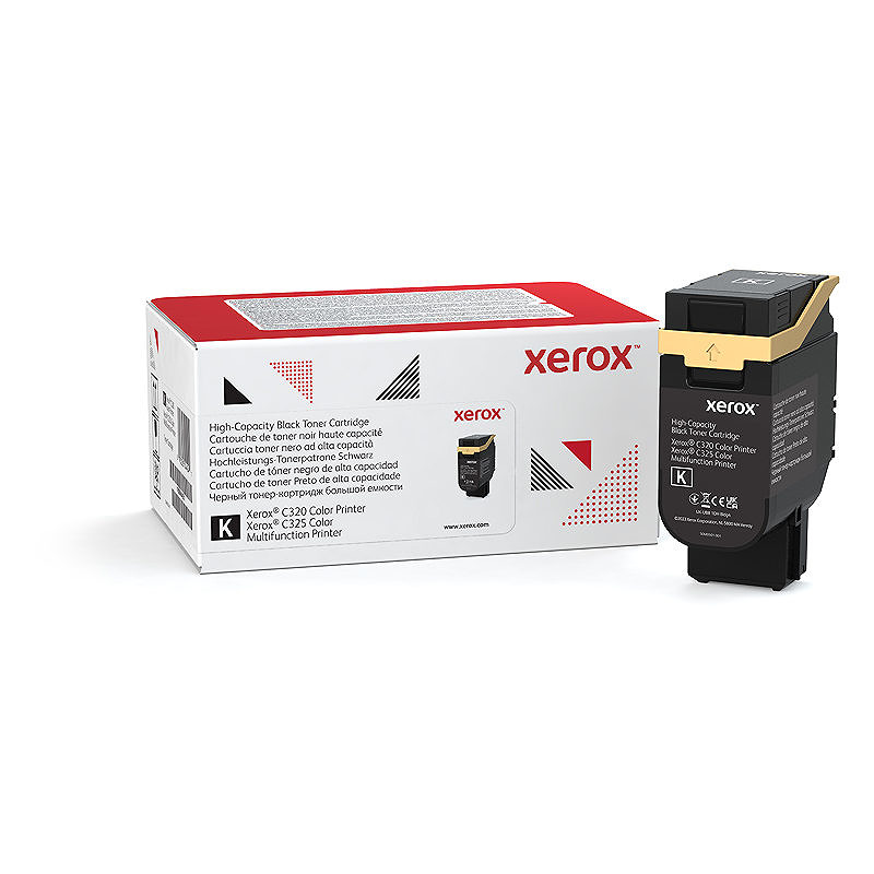 Xerox C320/C325 sort tonerpatron med stor kapacitet (8.000 sider)