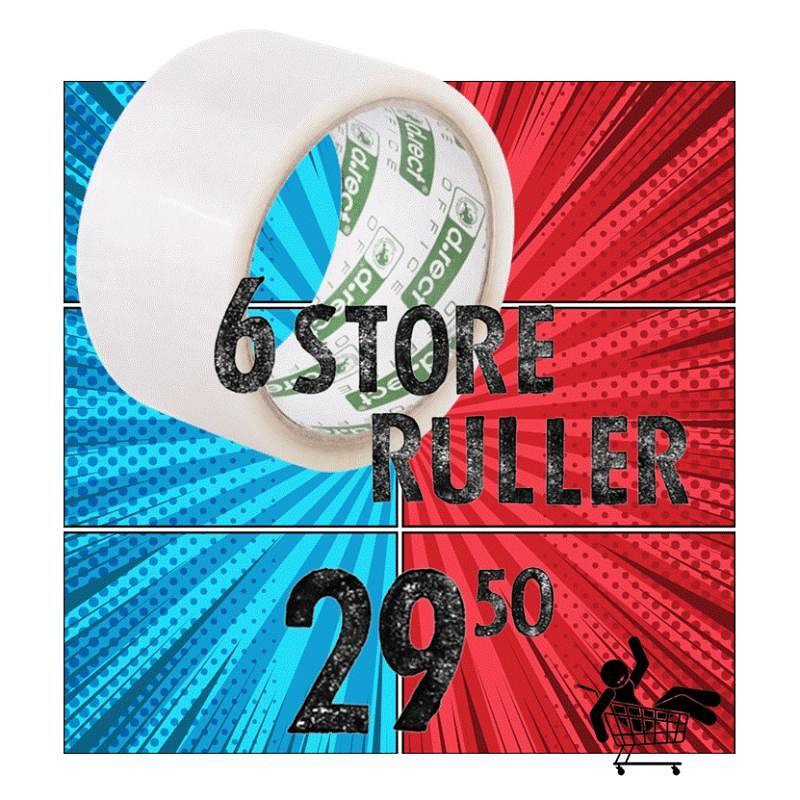 Pakketape Klar Acryl 48mm x 50m - Billede 2
