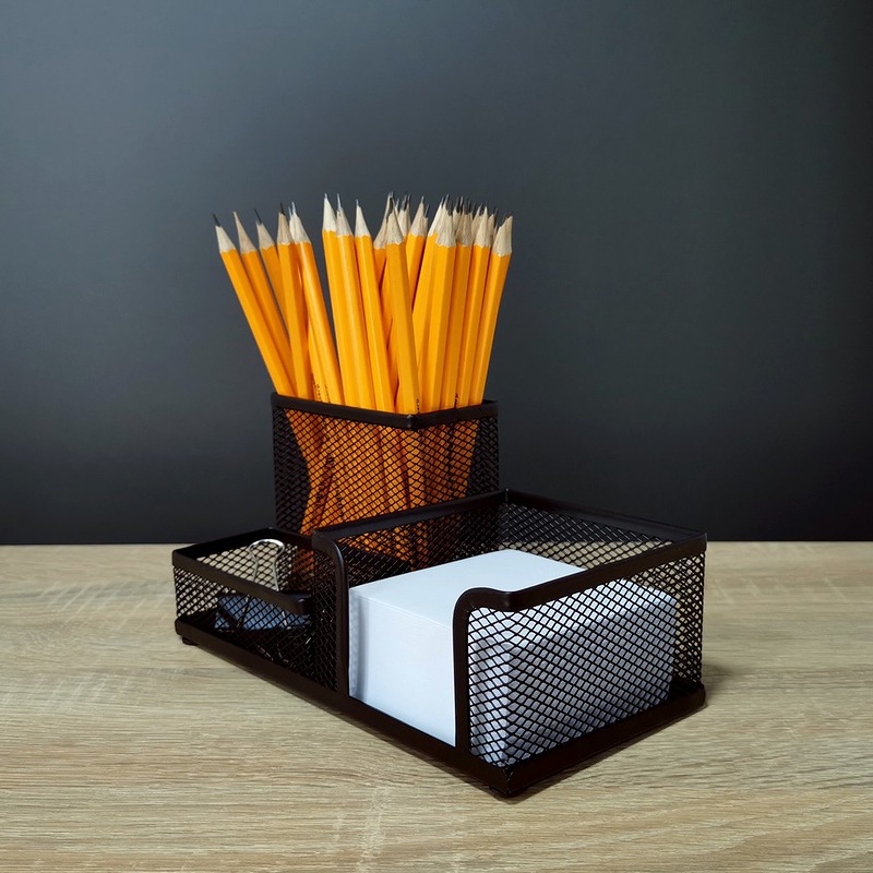 Pen Holder, Sort Mesh - Billede 3