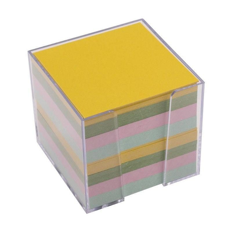 Note Cube i box  pastel farve mix - Billede 2