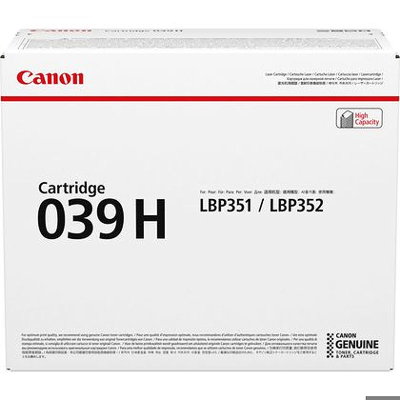 Canon CRG-039 H tonerpatron 1 stk Original Sort