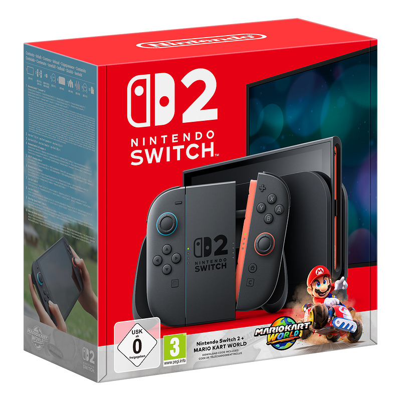 Nintendo Switch 2 + Mario Kart World portable game console