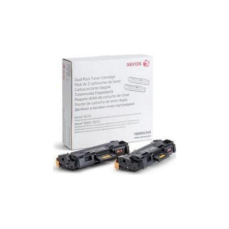 Xerox 106R04349 tonerpatron 2 stk Original Sort
