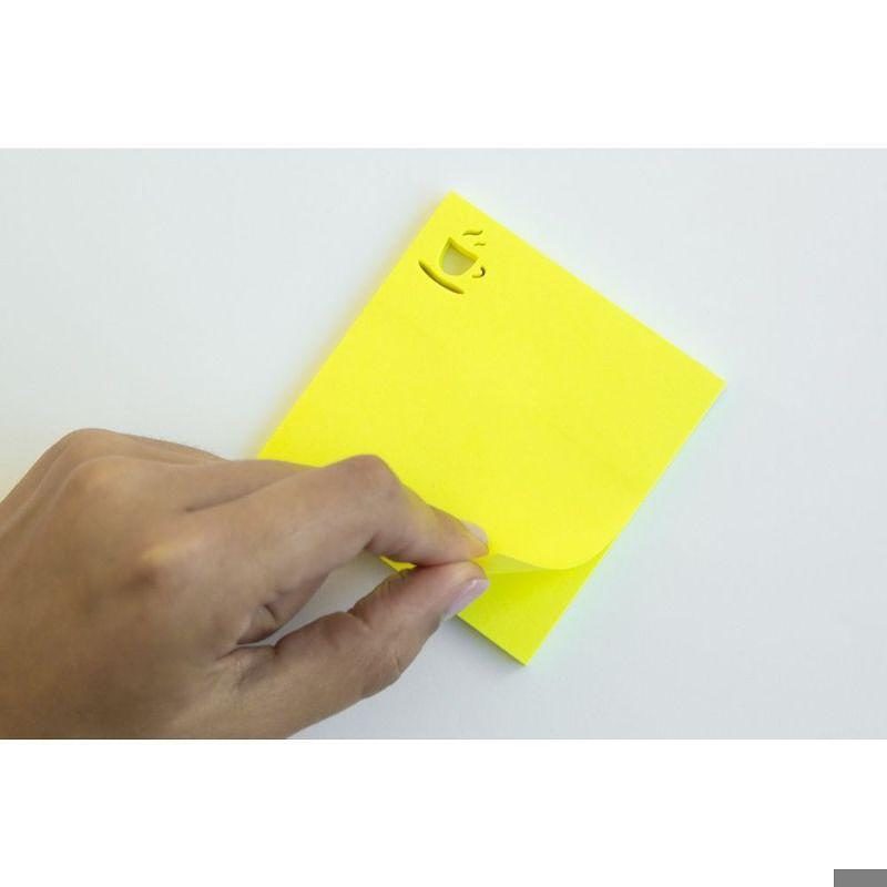 Sticky notes 75x75mm COFEE mix color - Billede 3