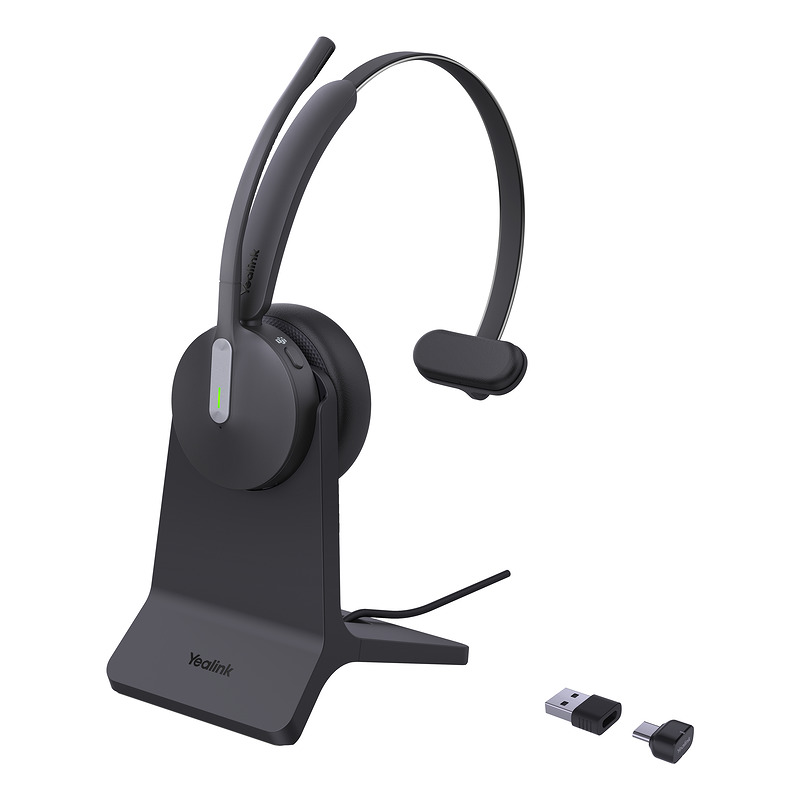 Yealink BH70 Mono med stander Teams USB-C/A Headset