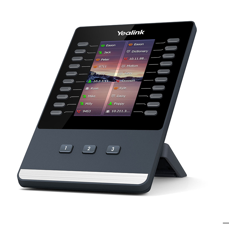 Yealink EXP43 IP add-on modul Sort, Grå 23 knapper