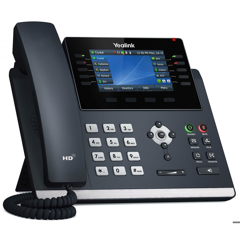 Yealink SIP-T46U IP-telefon Grå LCD Wi-Fi