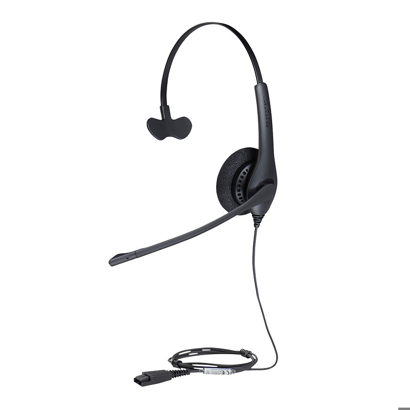 Jabra Biz 1500 Headset Ledningsført Kontor/Callcenter Bluetooth Sort