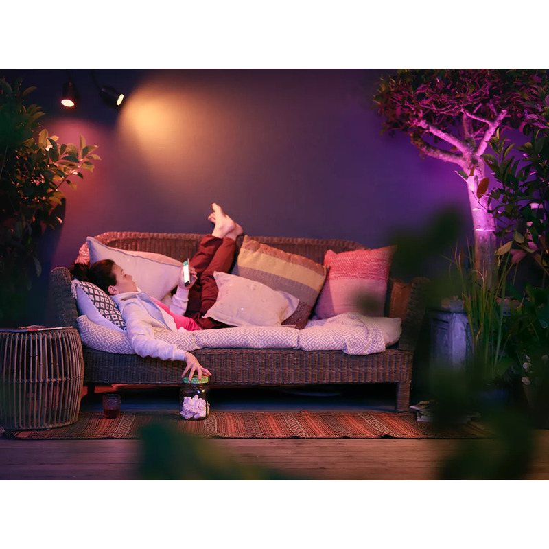 Philips Hue White and Color ambiance Lily udendørs spot - Billede 6
