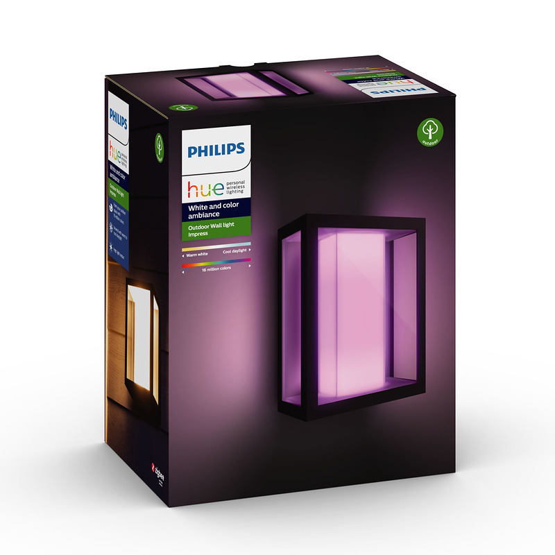 Philips Hue White and Color ambiance Impress udendørs væglampe - Billede 6