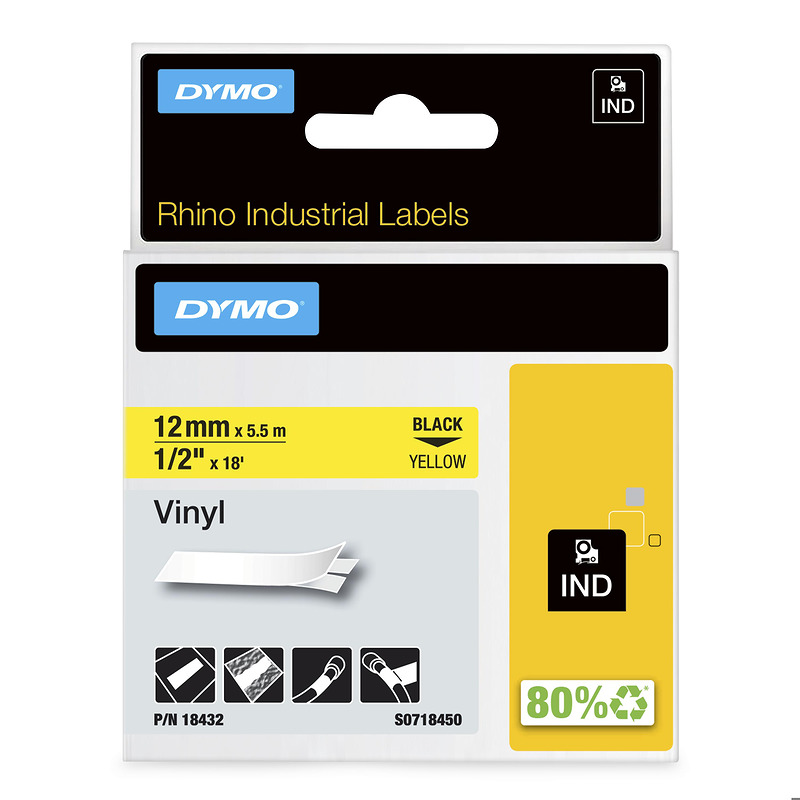DYMO Rhino industrielle vinylmærkater