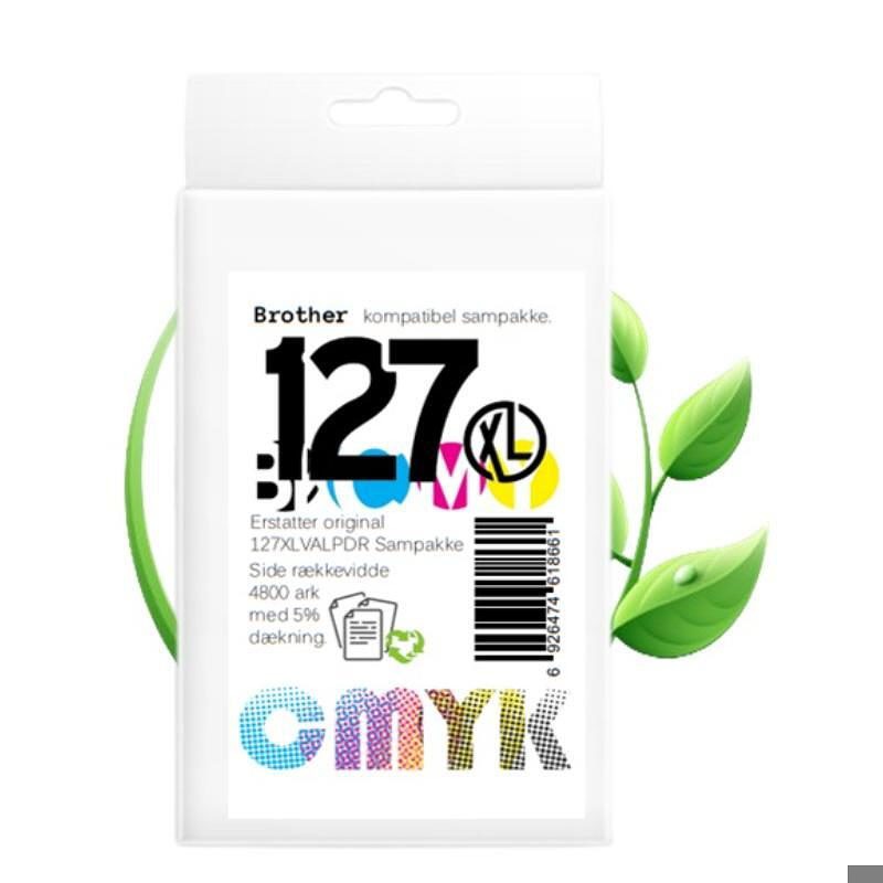 Brother LC127/LC125 blæk sampak CMYK