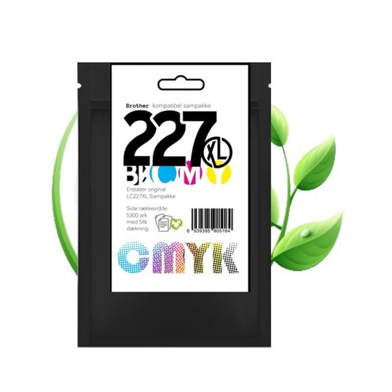 Brother LC227XL blæk sampak CMYK - Billede 3