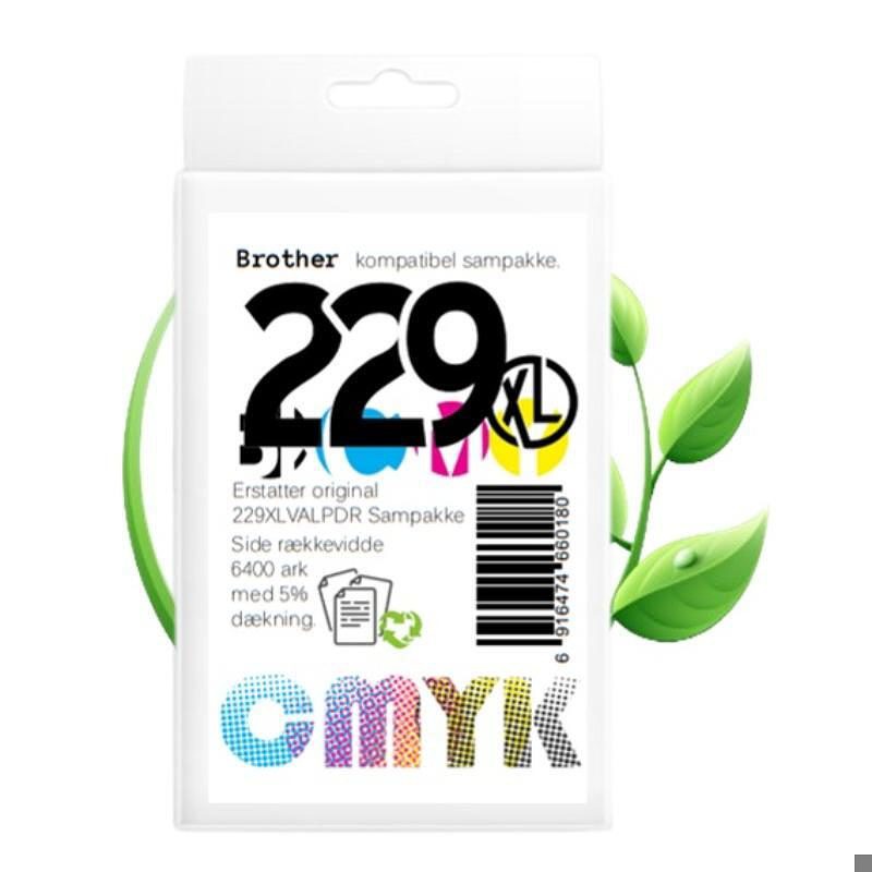Brother LC229XL blæk sampak CMYK