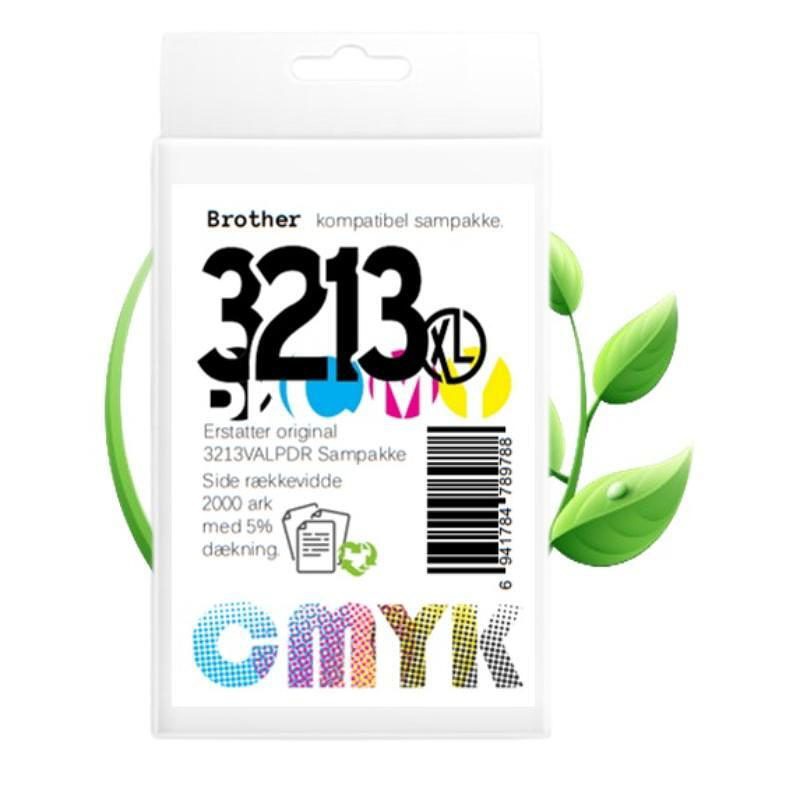 Brother LC3213 blæk sampak CMYK