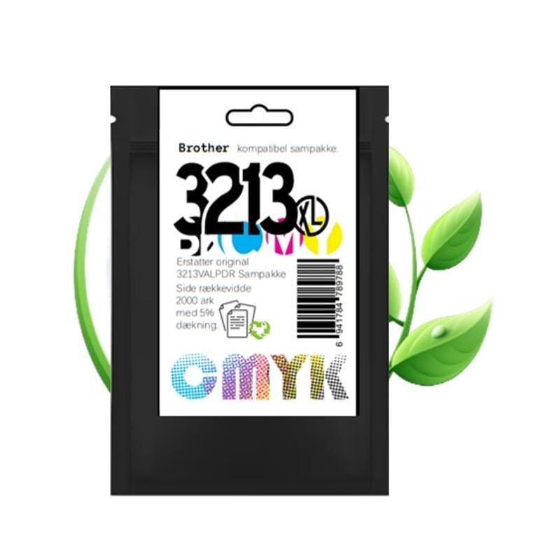 Brother LC3213 blæk sampak CMYK - Billede 3