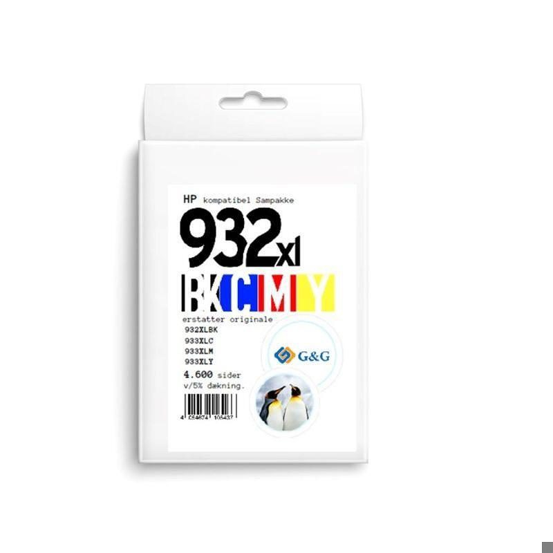 HP 932 blæk sampak CMYK