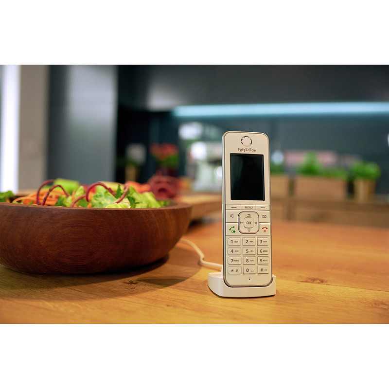 Fon FRITZ! C6 DECT telefon Nummervisning Hvid