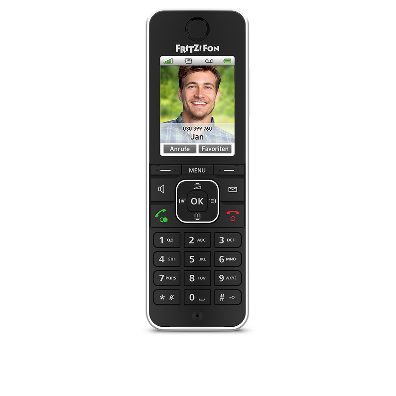Fon FRITZ! C6 DECT telefon Nummervisning Sort - Billede 5