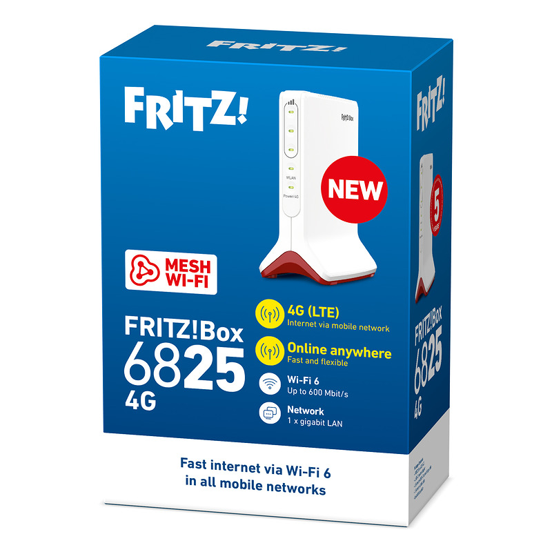 Box FRITZ! 6825 4G wireless router - Billede 3