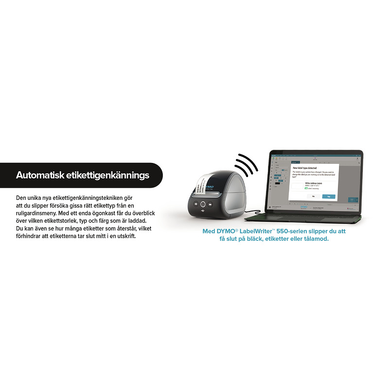 DYMO LabelWriter 550 etiketprinter - Billede 2