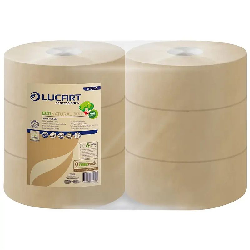 Centerrulle papir Lucart - 6 rl pr pk