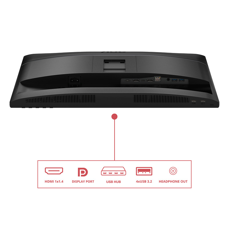 AOC E4 24E4CV computer monitor - Billede 5