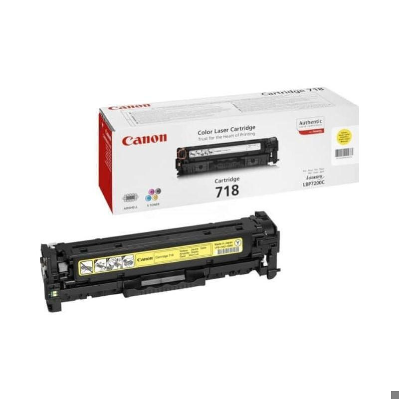 Canon CRG-718 Y tonerpatron 1 stk Original Gul