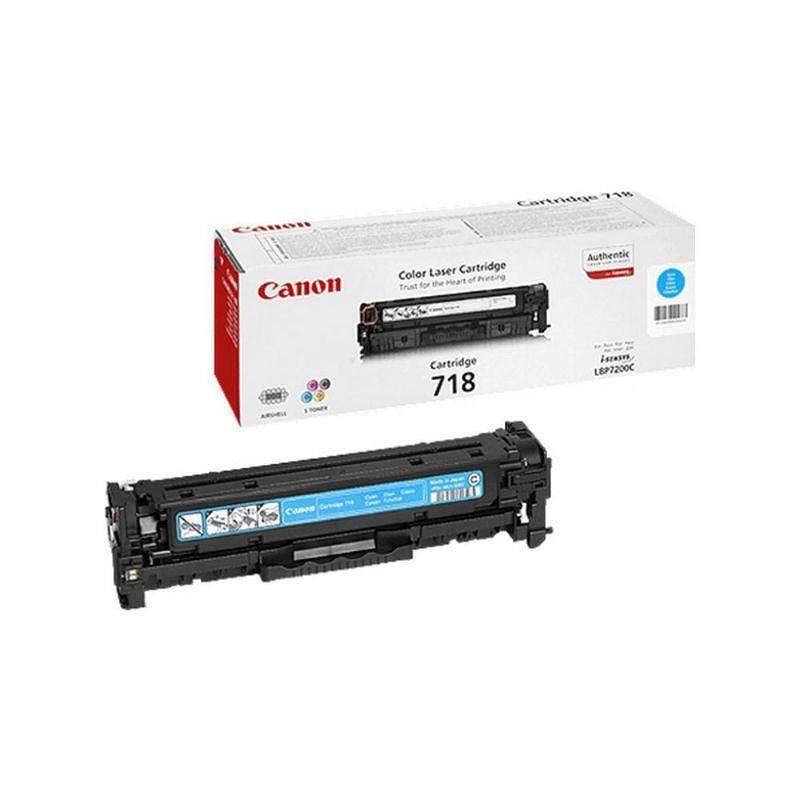 Canon CRG-718 C tonerpatron 1 stk Original Blå
