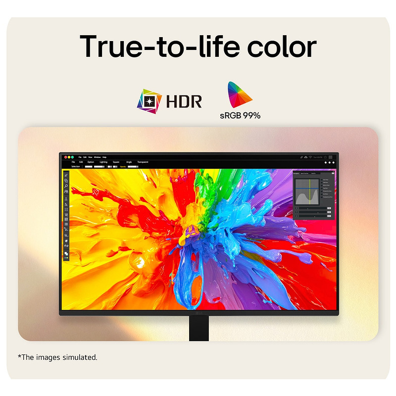 LG 27U411B-B computer monitor - Billede 5