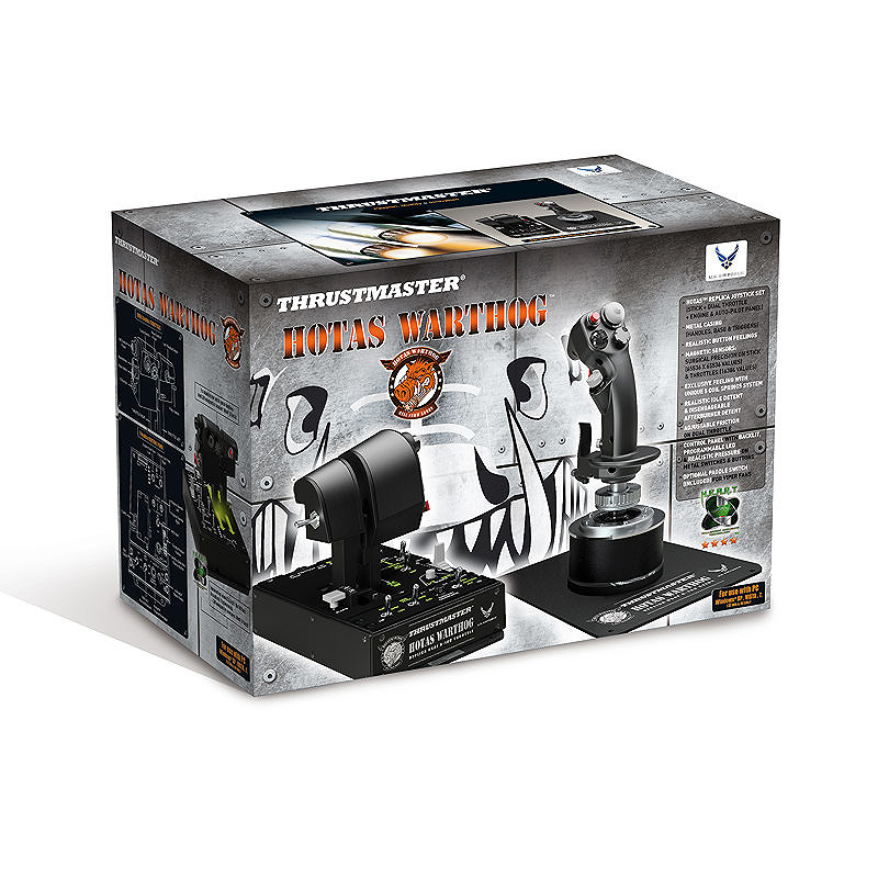 Thrustmaster Hotas Warthog Sort USB Joystick PC - Billede 6
