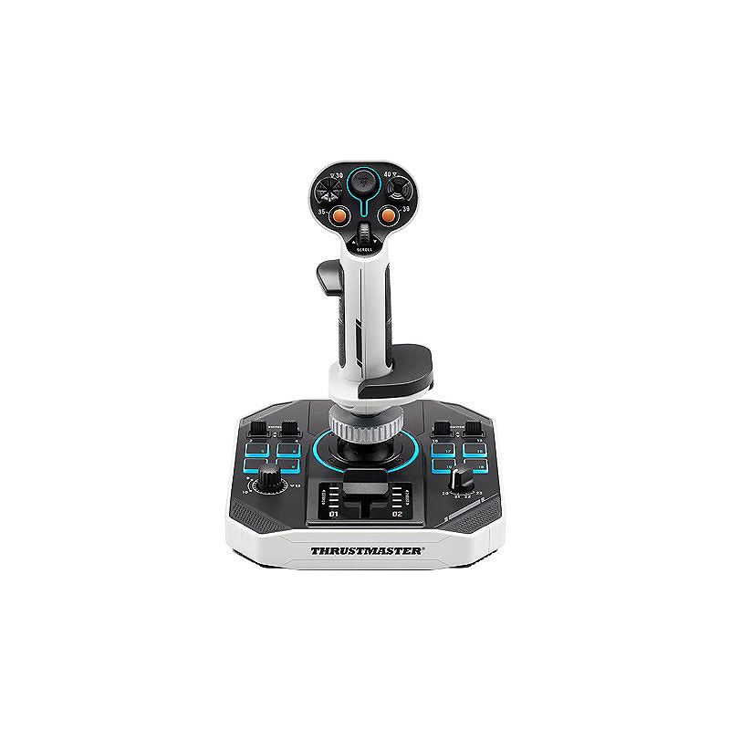 Thrustmaster Sol-R 1 Flightstick Sort, Hvid USB Analog/digital PC