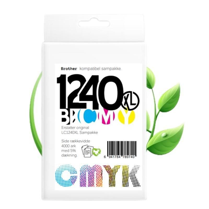 Brother LC1240 blæk sampak CMYK