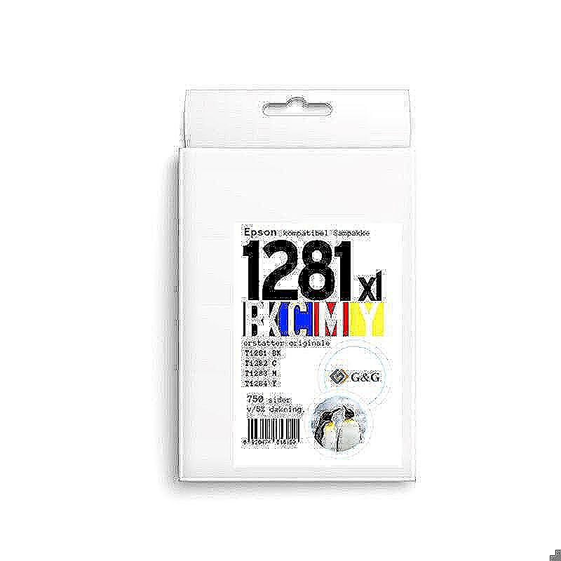 Epson 1281 blæk sampak CMYK