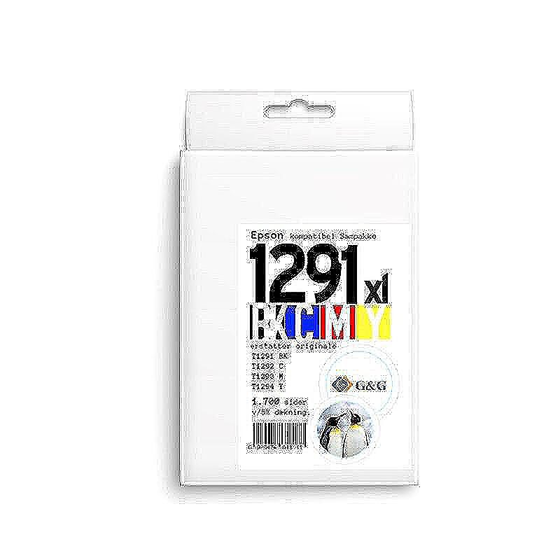 Epson 1291 blæk sampak CMYK