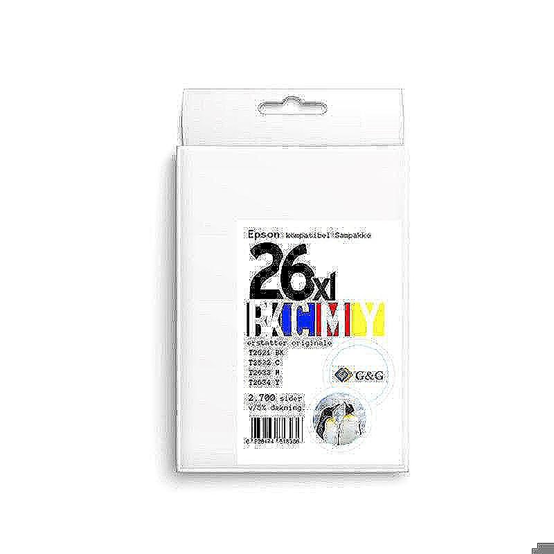 Epson 26XL blæk sampak CMYK