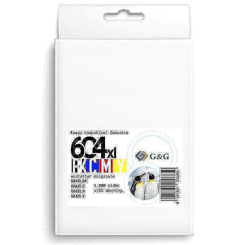 Epson T604XL blæk sampak CMYK
