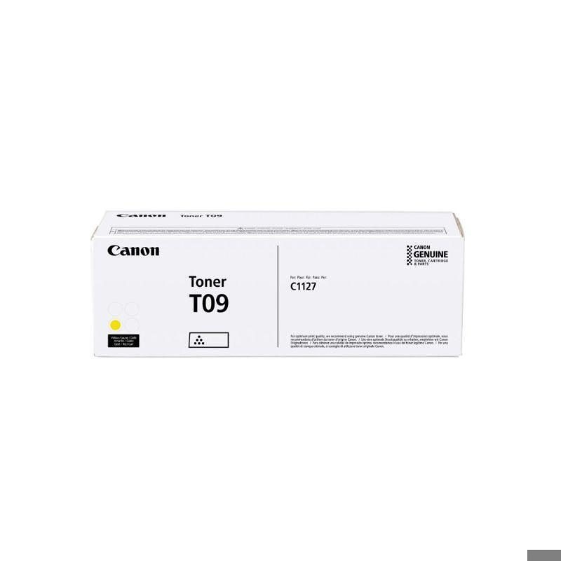 Canon TONER T09 Y tonerpatron 1 stk Original Gul