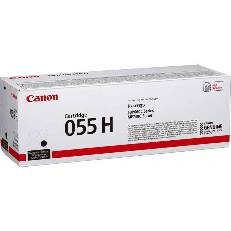 Canon 055H tonerpatron 1 stk Original Sort