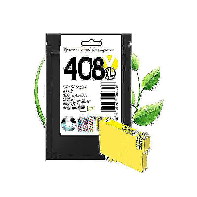 Blæk kompatibel, for Epson 408Y CMYK