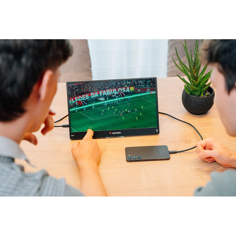Verbatim Monitor 32088 / LIGHT mit Powerbank S Black" "(14 ")"" - Billede 5