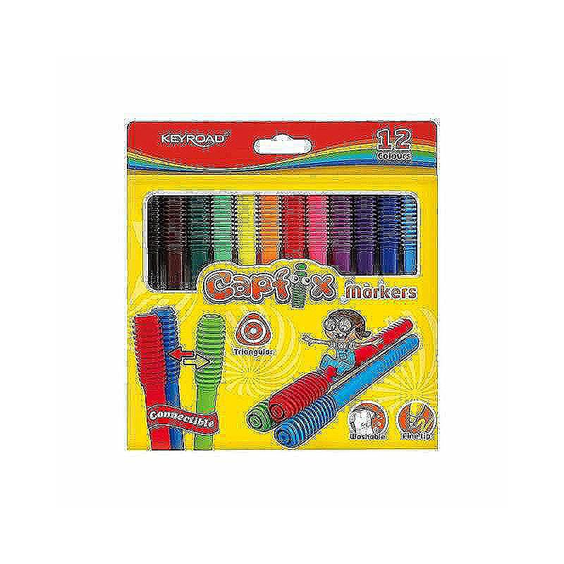 Fiber markers Capfix12 styks pak