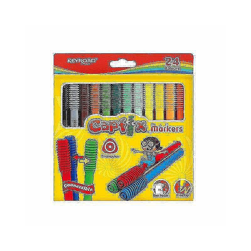 Fiber markers Capfix 24 styks pak
