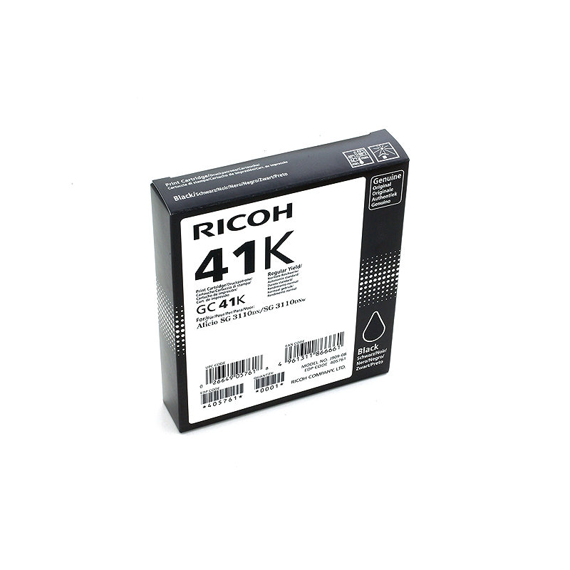 Ricoh 405761 blækpatron 1 stk Original Standard udbytte Foto sort - Billede 2