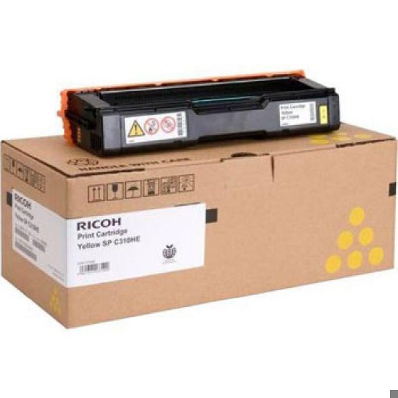 Ricoh SP C310HE tonerpatron 1 stk Original Gul