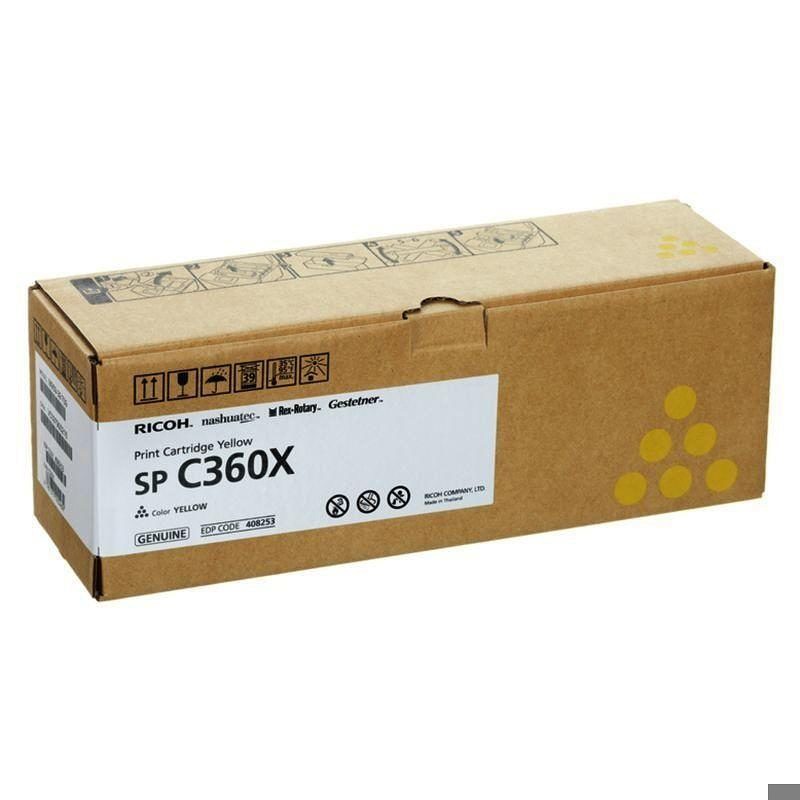 Ricoh 408253 tonerpatron 1 stk Original Gul