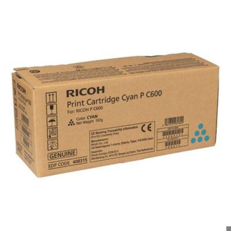 Ricoh 408315 tonerpatron 1 stk Original Blå