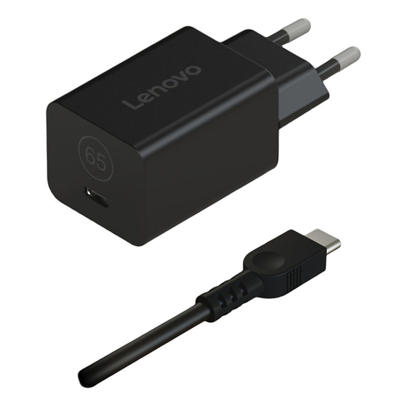 Lenovo 40AWGN65EU strømadapter og vekselret Indendørs Sort