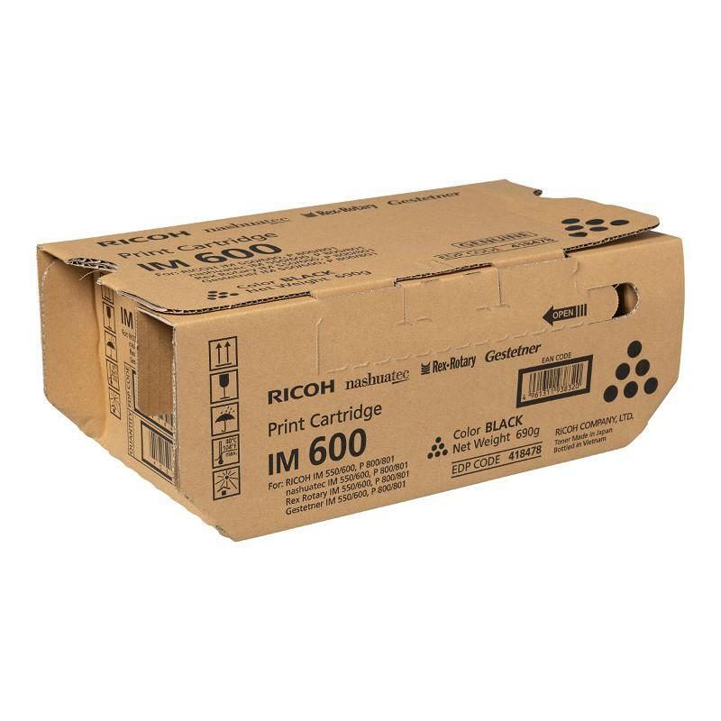Ricoh 418478 tonerpatron 1 stk Original Sort